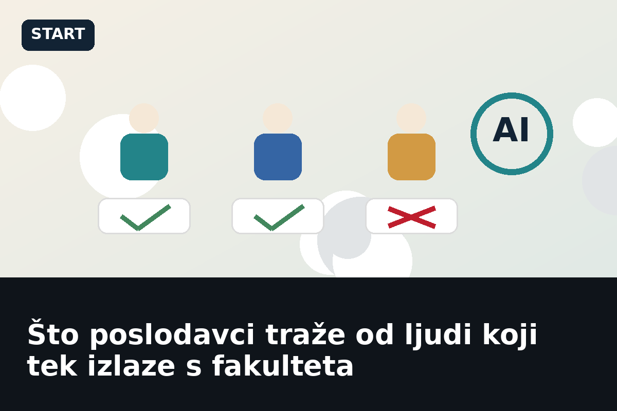Što poslodavci traže od ljudi koji tek izlaze s fakulteta